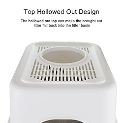 Sfozstra Cat Litter Box with Lid, Fully Enclosed