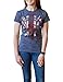 Doctor Who Tardis Union Jack Juniors T-Shirt (Medium) Navy Heather