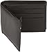Sakkas Men's Bi-Fold Leather Wallet with 6 Credit Card Slots/ 2 Coin Pockets - Comes in a Gift bag - Black