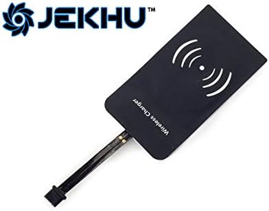 Jekhu Best Qi Wireless Charging Receiver Charger Pad Kit Mat for Samsung Galaxy and All Android Cell Mobile Phone