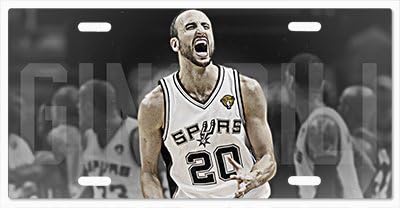 Manu Ginobili Spurs The Champ Vanity License Plate