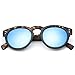 WearMe Pro - Round Matte Frame Mirrored Sunglasses