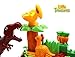 Little Treasures 43Pcs Dinosaur Building Block Play Set Featuring Dino Tyrannosaurus Rex Toy For Kids 3+