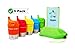 Sippie Stainless Steel Cups with Silicone Sippy Lids and Grips for Kids Toddlers Babies (8oz, 5-Pack) BPA-Free and Lab-Tested - Portable Carrying Pouch Included...