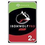 Seagate IronWolf Pro 2TB NAS Internal Hard Drive HDD - 3.5 Inch SATA 6Gb/s 7200 RPM 128MB Cache for RAID Network Attached Storage, Data Recovery Service - Frustration Free Packaging (ST2000NE0025)