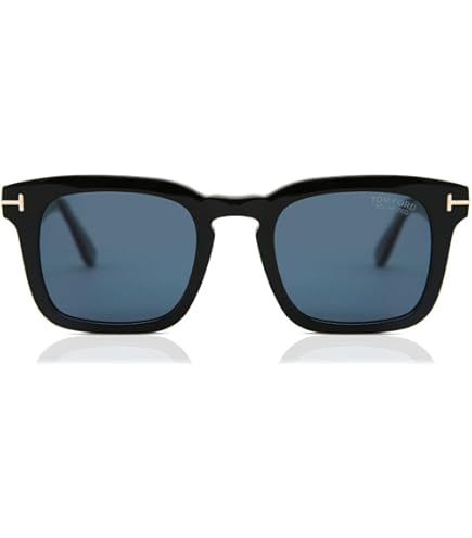Tom Ford Women's Dax Sunglasses, Shiny Black/Smoke, One Size at
