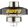 DAMO 1/4 inch Demi Bullnose & Half Bullnose Diamond Hand Profile Wheel, Hand Profiler, Coarse Grit Router Bit, 5/8-11 Thread, for Granite, Concrete, Marble, and Countertop Edge