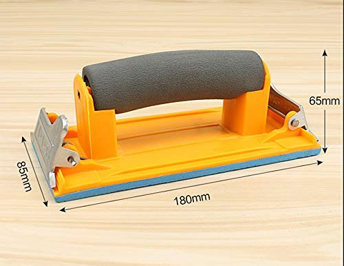 Hand Sander for Sand Paper Sanding Block with Sponge Handle, Perfect for 9 x 3.6 inch Sandpaper - Thumbnail 2