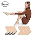 HBY  Loafer Liner Womens Casual No-Show/None Slip Hidden Socks, 6 pairs