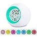 DAYOO Kids Alarm Clock (2020 Version), Digital Alarm Clock for Kids, 7 Color Changing Night Light Clock for Girls Boys Bedroom, Children's Clock with Touch Control, Indoor Temperature and Snooze