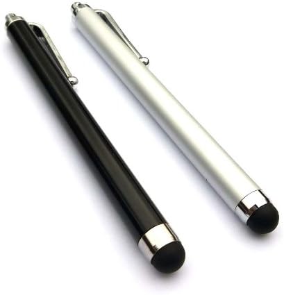 Hi-Tech Dealz 2 Pack of Stylus (Black & Silver) Universal Touch Screen Capacitive Pen for Cell Phone / Smartphone : Motorola Admiral XT603, Motorola ATRIX, Motorola ATRIX 2, Motorola ATRIX 4G, Motorola BACKFLIP, Motorola BRAVO MB520, Motorola CITRUS WX445, Motorola Cliq 2, Motorola EX119, Motorola EX226, Motorola Fire, Motorola FIRE XT, Motorola FIRE XT311, Motorola RAZR MAXX, Motorola RAZR XT910, Motorola SPICE Key, Motorola SPICE Key XT317, Motorola SPICE XT300, Motorola Triumph, Motorola XPRT, Motorola XT301, Motorola XT390, Motorola XT532, Motorola XT701, Motorola XT720 MOTOROI, Motorola XT800 ZHISHANG, Motorola XT928