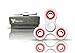 FIDGETZ Fidget Spinner Toy Tri-Spinner (White/Red) Hand Spinner Durable Long Lasting 2-4 Minute Spins Non-3D Printed For Kids & Adults Stress, Anxiety, ADHD, Autism Focus Toy (White/Red)