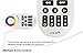 WiFi Compatible RGB+White Controller Kit: 4pcs RGBW Multi Zone Controllers + RF Remote - 4-Zone RGBW LED Controller - Compatible with Smartphone/Tablet PC (Hub not Included)