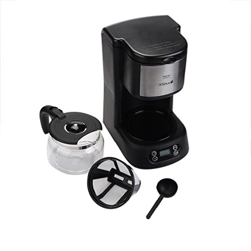 Click Here to See More Images JPOQW Best Gift Haier HXS-BSD02 5-cup Capacity Self Coffee Maker for Home Office, Black (Ship from US)