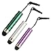 10 Pcs Mini Stylus Set Aqua Blue/Black/Red/Pink/Purple Stylus/styli Touch Screen Cellphone Tablet Pen for iPhone 4G 3G 3GS iPod Touch iPad 2 3 SONY PLAYSTATION PSP PS VITA Motorola Xoom, Samsung Galaxy, BlackBerry Playbook AMM0101US, Barnes and Noble Nook Color, Droid Bionic