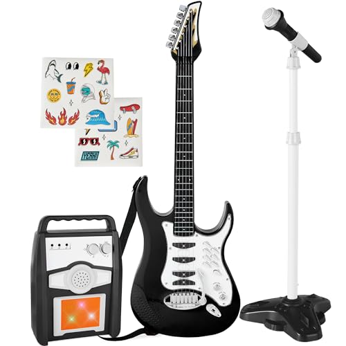 Best Choice Products Kids Electric Musical Guitar Toy Play Set w