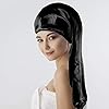 KissDate-3-PCS-Extra-long-Satin-Bonnet-Adjustable-Silk-Night-Sleep-Cap-Sleeping-Head-Cover-with-Wide-Elastic-Band-Hair-Loss-Cap-for-Women-Girl-Sleeping-Spa-Long-Curly-Hair-Protection KissDate 3 PCS Extra long Satin Bonnet, Adjustable Silk Night Sleep Cap, Sleeping Head Cover with Wide Elastic Band, Hair Loss Cap for Women Girl Sleeping Spa Long Curly Hair Protection