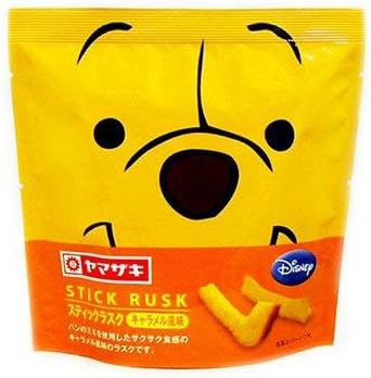 Amazon ヤマザキ ディズニー くまのプーさん スティックラスク キャラメル風味 1ケース 10個入 ヤマザキ ケーキ 洋菓子 通販