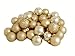 Northlight 32ct Shatterproof Champagne 4-Finish Christmas Ball Ornaments 3.25