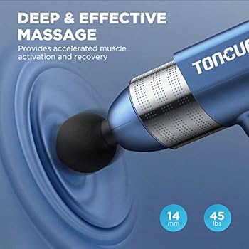 Pistolet do masażu Toncur, niski poziom hałasu 38 dB, design ...