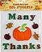 Nantucket Holiday Fall Gel Window Clings: Harvest, Pumpkin, Leaves, Flowers, Birds, Scarecrow Gel Decorations