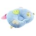 YKS soft Cotton piggy Pig Shaped baby newborn Infant Toddler Sleeping Support Pillow Prevent Flat Head Flathead GIFT (blue)