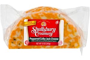 Shullsburg Creamery - Pepper Marble Jack 1/2 Moon Cheese - 12 oz.