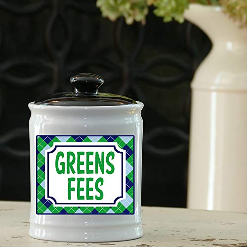 Tumbleweed Cottage Creek Golfing Gifts Greens Fees Piggy Bank Coin Bank/Golf Gifts Dad Gifts Ceramic Decorative Jar [White] - Thumbnail 6