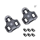FAgdsyigao Road Bike Carbon Fiber Cycling Anti-Slip Bicycle Pedals Cleats for Look Keo