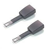 2-pack Rigid Seat Belt Extender (Gray, Type A) - Raises receptacle by 5