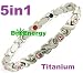Magnetic Energy Germanium Armband Power Bracelet Health Bio Magnet 5in1 Lady's 312