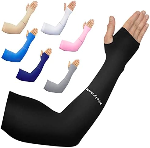 Unisex Cooling UV Protection Arm Sleeves – Breathable, Moisture Wicking, One Size