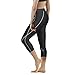 Women Neoprene Sauna Slimming Pants Hot Thermo Sweat Body Shaper Capri for Weight Loss Burning Fat