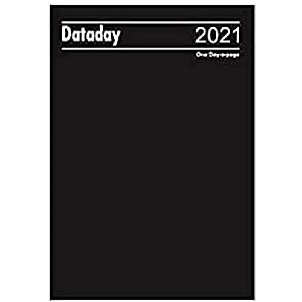 Dataday Black Day to a Page Diary Dataday Desk Diary Ref - A51