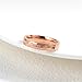 Fate Love Jewelry 2Pcs Matching Set Stainless Her Queen & His King Black/Rose Gold Couple Rings Bands, Love Gift