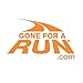 Gone For a Run Inspirational Athletic Running Socks | Women's Woven Low Cut | We Run Free | Red/White/Blue