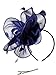 Zivyes Tea Party Fascinators Derby Hats Fascinator Pillbox Hat Feather Headpiece for Wedding Church