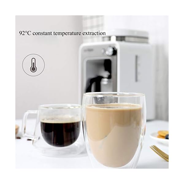 WGYDREAM Kaffeemaschine Kaffeevollautomat Kaffeemaschine Automatische Kaffeemaschine Kaffeemühle Brew AMERICAL DRIP… – Bild 7