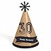 30th Milestone Birthday - Dashingly Aged to Perfection - Cone Happy Birthday Party Hats for Kids and Adults - Set of 8 (Standard Size)