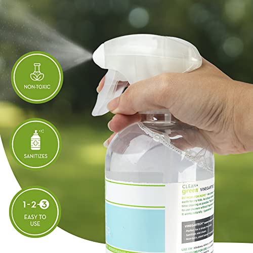 Clean + Green VinegarTech Bathroom Cleaner to Remove Dirt and Grime