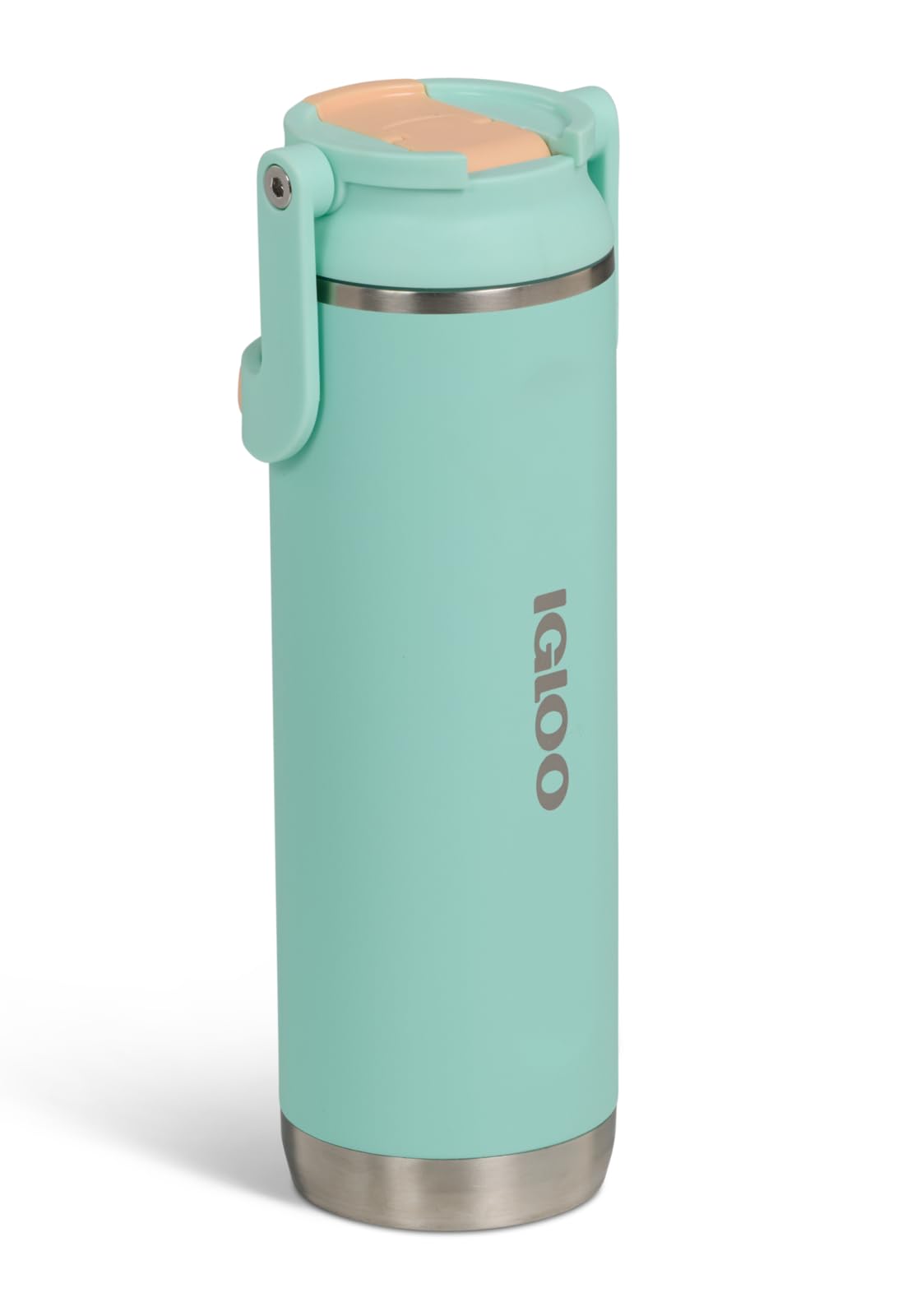IGLOO Thermoflasche Sipper 20 – isolierte Edelstahl Trinkflasche 0,6 L, auslaufsicher, doppelwandig, ideal für Schule, Büro, Sport, Outdoor – robuste wiederverwendbare Flasche