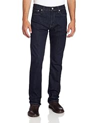 Apparel: Levis Mens 513 Stretch Slim Straight Jean, Bastion, 32x32 - Levi's