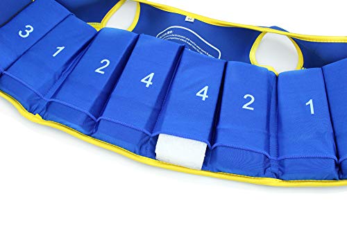 Genwiss Toddler Boy Swim Training Vest Kids Swim Float Jacket for Age 5-7 Years Infant 38-55 lbs, Size Large, Blue - Thumbnail 4