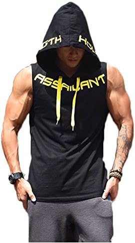 Men Pullover Bodybuilding Hoodie Fitness Stringer Workout Sweatshirt Gym Sport Pollover Tops