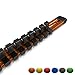 Olsa Tools 1/4-Inch Drive Aluminum Socket Organizer | Professional Quality Socket Holder (Orange)