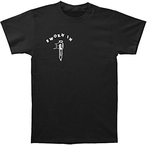 Sworn In Men's We All Fall Down T-shirt Medium Black