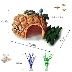 Tfwadmx Aquarium Pineapple Shape Decorations Resin