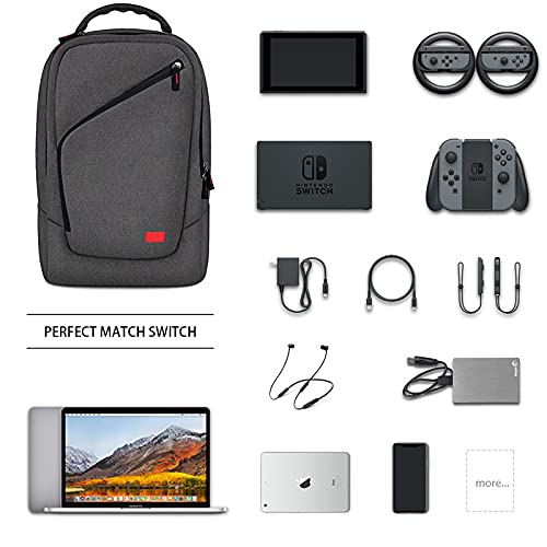 COOWPS Gaming Backpack for Nintendo Switch and Switch OLED Model 2021