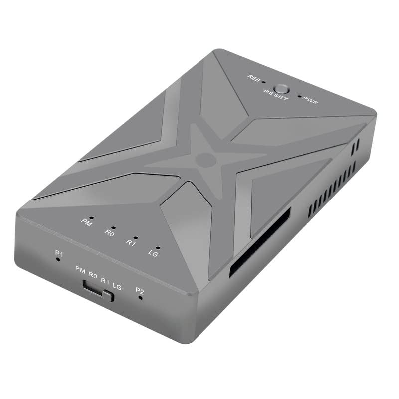 NFHK Dual NVME M.2 NGFF M-Key to USB-C Type-C Raid0 Raid1 JOBD Big Enclosure 20Gbps with Fan Raid0 Hyper Adapter