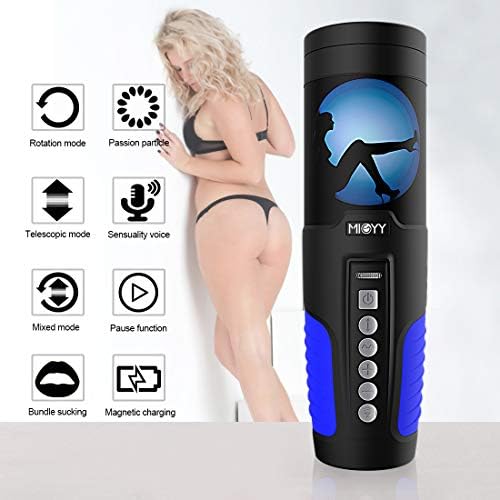 Male Blowjob/Deep Throat Sucking Stimulation Toy - Oral Automatic Cup for Men